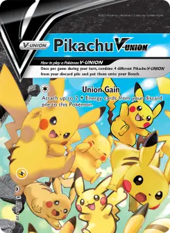 Pikachu V-UNION, SWSH Black Star Promos #SWSH139