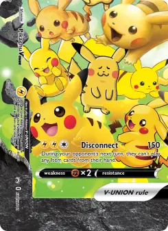 Pikachu V-UNION, SWSH Black Star Promos #SWSH141