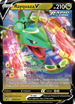 Rayquaza V, SWSH Black Star Promos #SWSH147