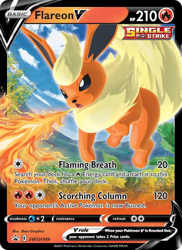 Flareon V, SWSH Black Star Promos #SWSH149