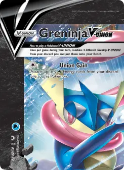 Greninja V-UNION, SWSH Black Star Promos #SWSH155
