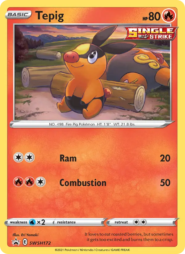 Tepig, SWSH Black Star Promos #SWSH172