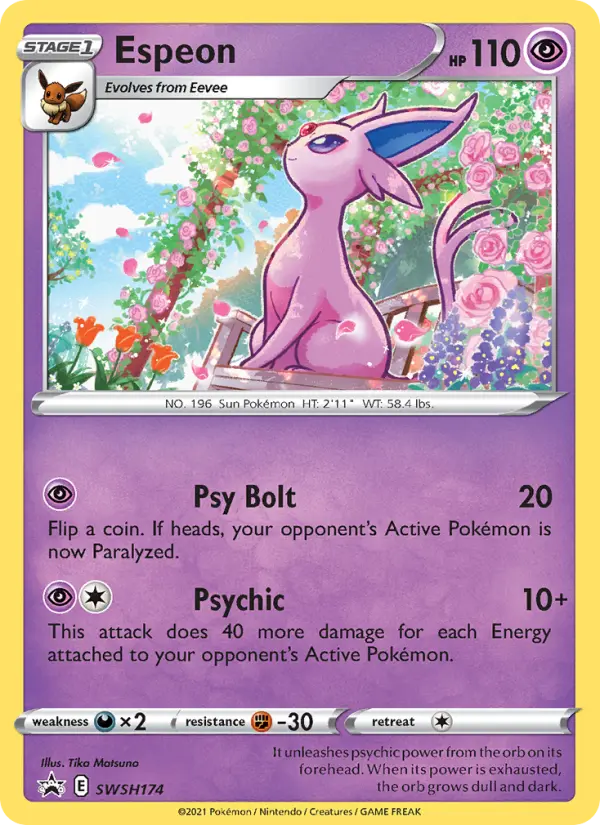 Espeon, SWSH Black Star Promos #SWSH174