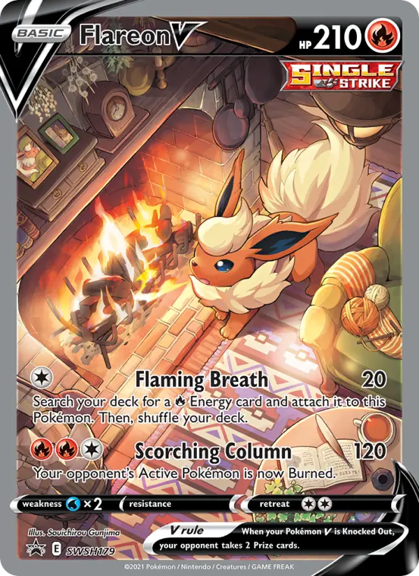 Flareon V, SWSH Black Star Promos #SWSH179