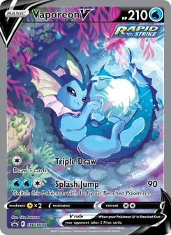 Vaporeon V, SWSH Black Star Promos #SWSH181