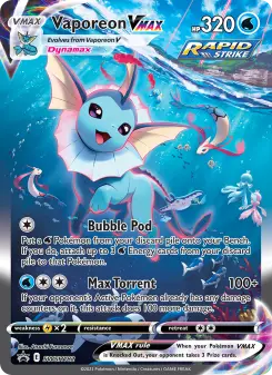 Vaporeon VMAX, SWSH Black Star Promos #SWSH182