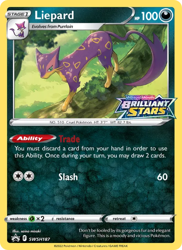 Liepard, SWSH Black Star Promos #SWSH187