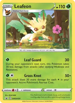 Leafeon, SWSH Black Star Promos #SWSH191