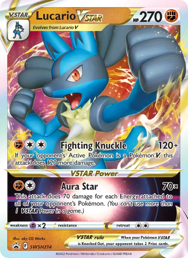 Lucario VSTAR, SWSH Black Star Promos #SWSH214