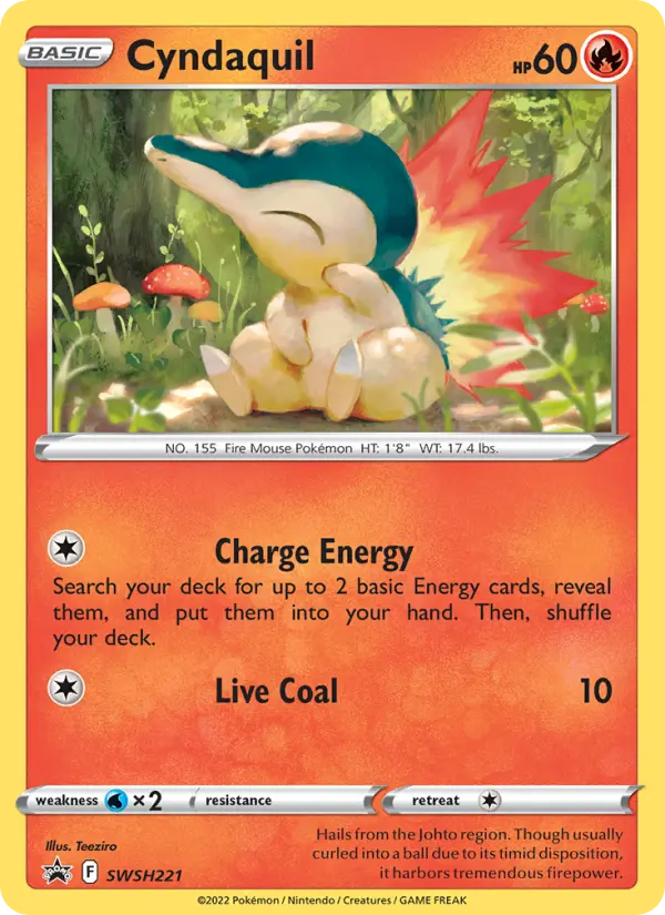 Cyndaquil, SWSH Black Star Promos #SWSH221