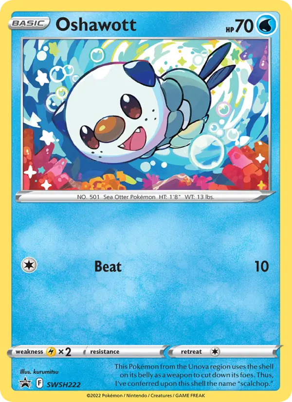 Oshawott, SWSH Black Star Promos #SWSH222