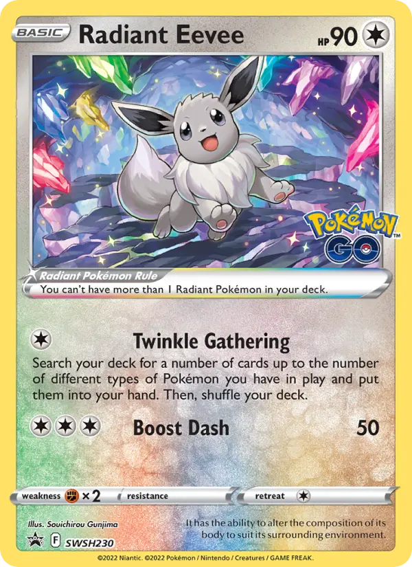 Radiant Eevee, SWSH Black Star Promos #SWSH230