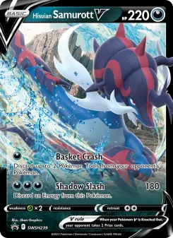 Hisuian Samurott V, SWSH Black Star Promos #SWSH239