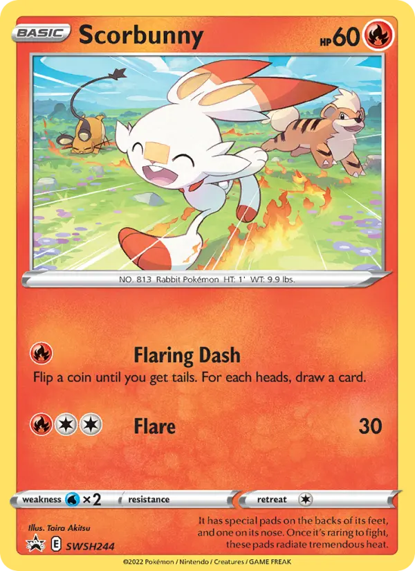 Scorbunny, SWSH Black Star Promos #SWSH244