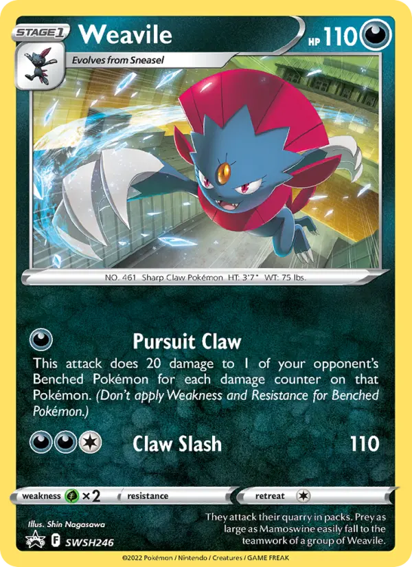 Weavile, SWSH Black Star Promos #SWSH246