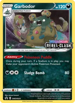 Garbodor, SWSH Black Star Promos #SWSH25