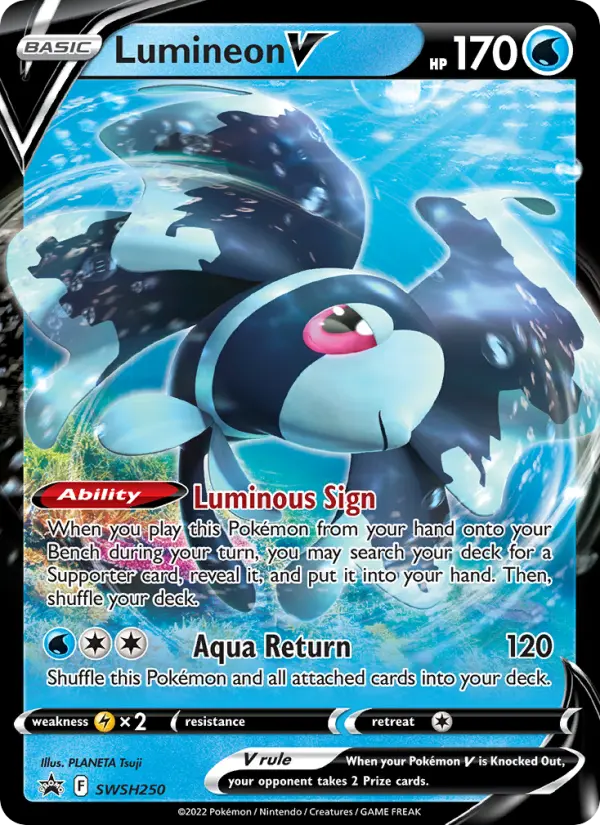 Lumineon V, SWSH Black Star Promos #SWSH250
