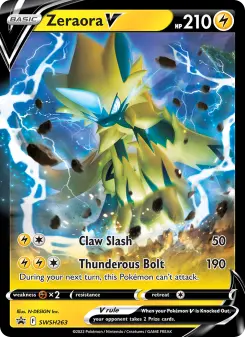 Zeraora V, SWSH Black Star Promos #SWSH263