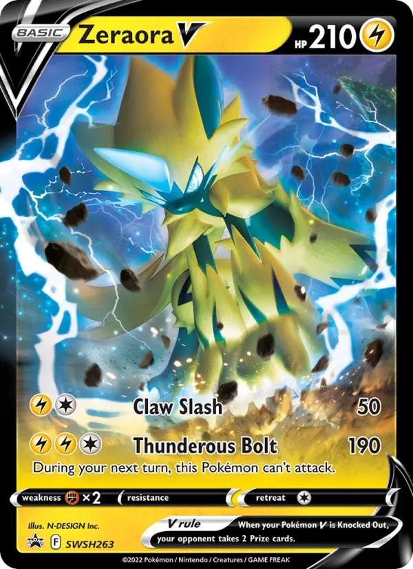 Zeraora V, SWSH Black Star Promos #SWSH263