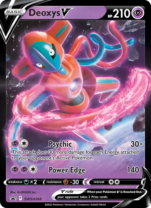 Deoxys V, SWSH Black Star Promos #SWSH266