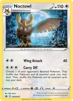 Noctowl, SWSH Black Star Promos #SWSH27