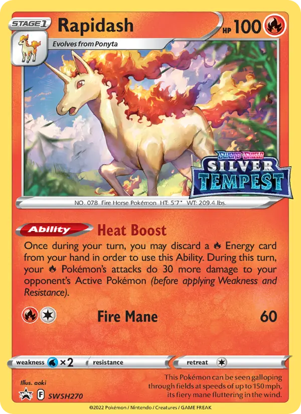 Rapidash, SWSH Black Star Promos #SWSH270