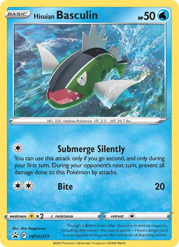 Hisuian Basculin, SWSH Black Star Promos #SWSH273