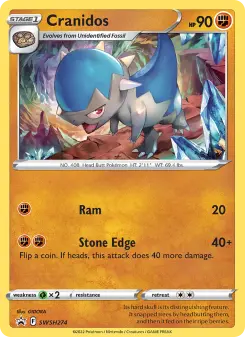 Cranidos, SWSH Black Star Promos #SWSH274