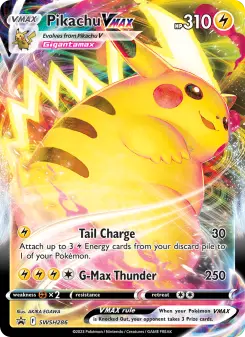 Pikachu VMAX, SWSH Black Star Promos #SWSH286