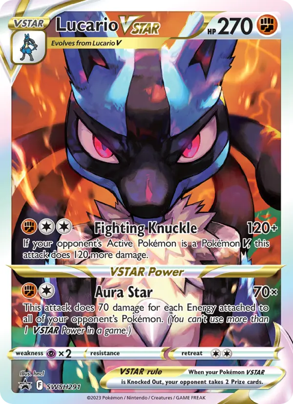 Lucario VSTAR, SWSH Black Star Promos #SWSH291