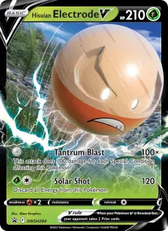 Hisuian Electrode V, SWSH Black Star Promos #SWSH294