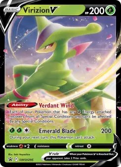 Virizion V, SWSH Black Star Promos #SWSH295