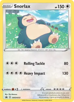 Snorlax, SWSH Black Star Promos #SWSH32