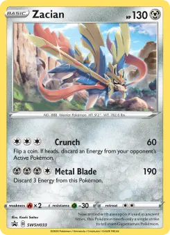 Zacian, SWSH Black Star Promos #SWSH33