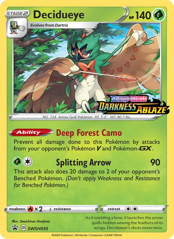 Decidueye, SWSH Black Star Promos #SWSH35