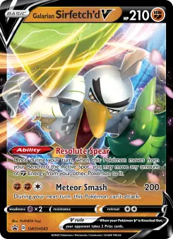 Galarian Sirfetch'd V, SWSH Black Star Promos #SWSH43