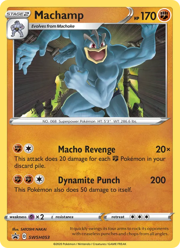 Machamp, SWSH Black Star Promos #SWSH53