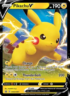 Pikachu V, SWSH Black Star Promos #SWSH61