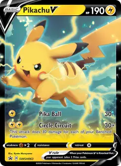 Pikachu V, SWSH Black Star Promos #SWSH63