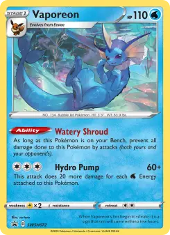 Vaporeon, SWSH Black Star Promos #SWSH72