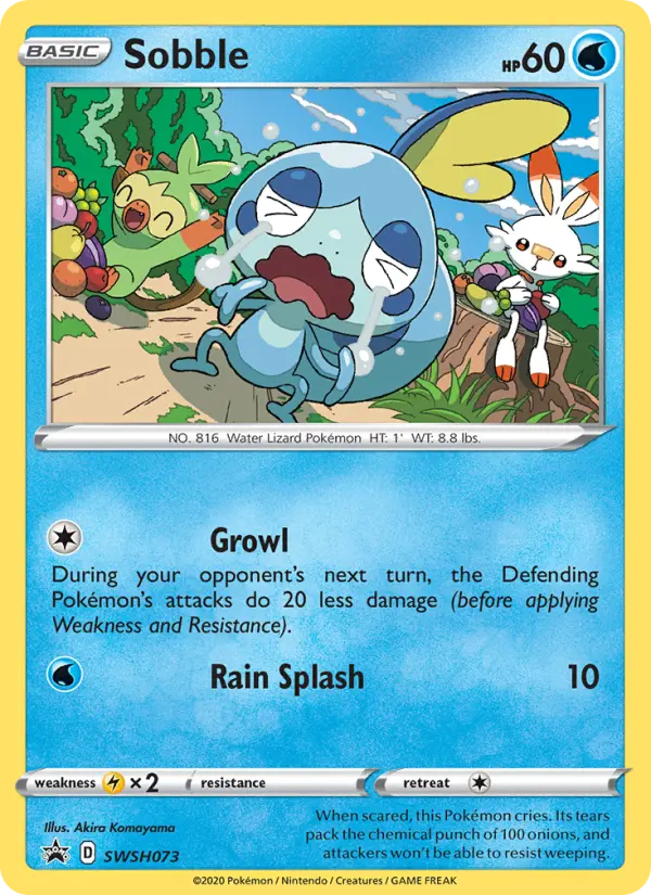 Sobble, SWSH Black Star Promos #SWSH73