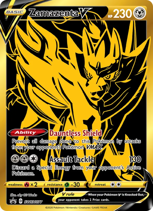 Zamazenta V, SWSH Black Star Promos #SWSH77