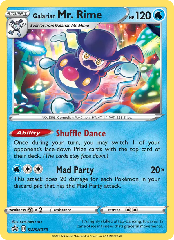 Galarian Mr. Rime, SWSH Black Star Promos #SWSH79
