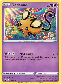 Dedenne, SWSH Black Star Promos #SWSH80