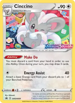 Cinccino, SWSH Black Star Promos #SWSH9