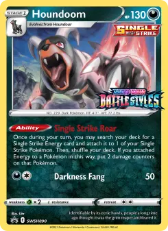 Houndoom, SWSH Black Star Promos #SWSH90
