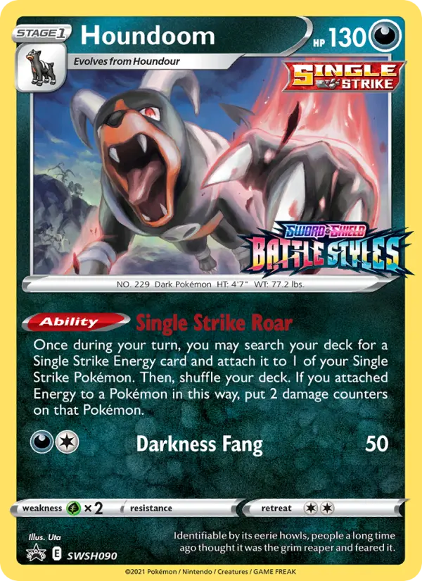 Houndoom, SWSH Black Star Promos #SWSH90