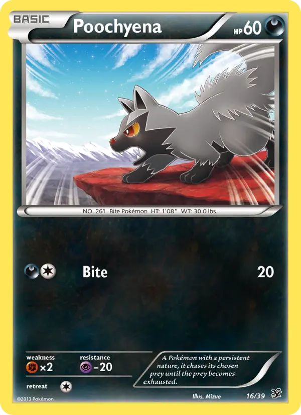 Poochyena, Kalos Starter Set #16