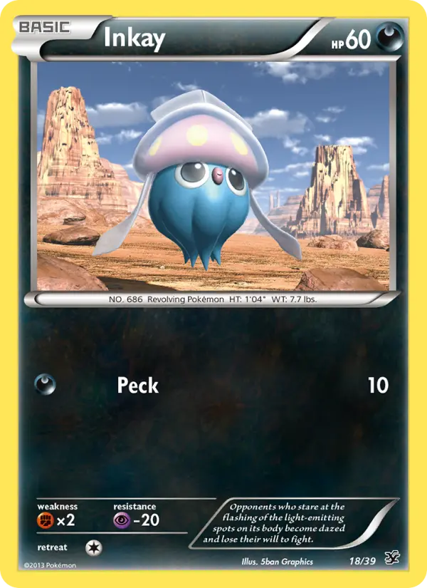 Inkay, Kalos Starter Set #18
