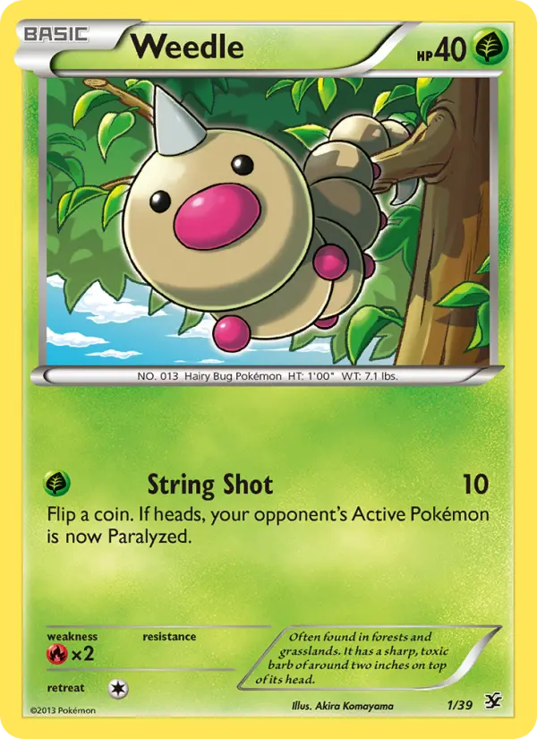 Weedle, Kalos Starter Set #1